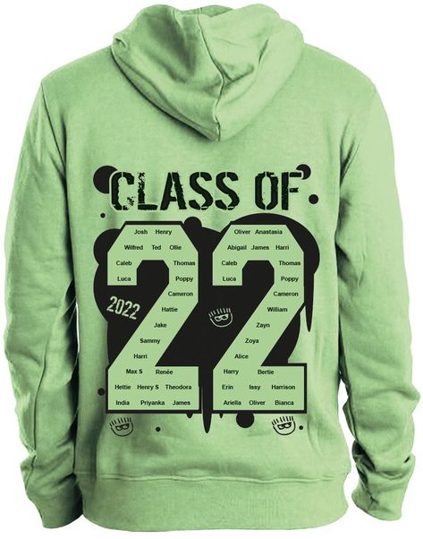 2022 Leavers Hoodie Design 13 School Leavers Hoodies, School Hoodies, Outfit Ideas School, Senior Sweatshirts, Hoodie Design Ideas, Leavers Hoodies, School Leavers, School Sweatshirts, Graduation Year