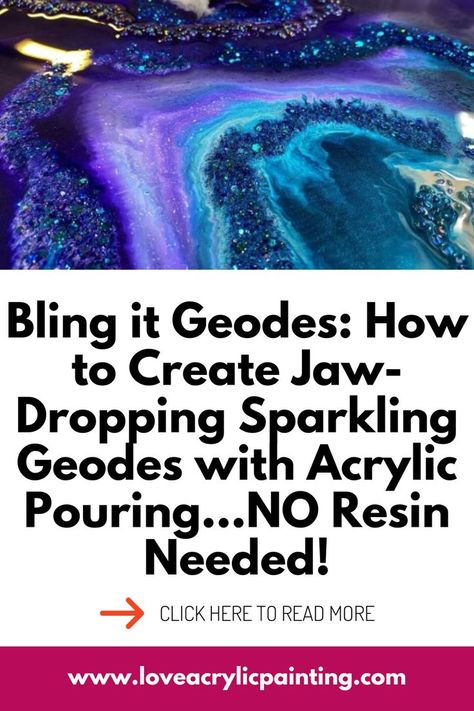 Hey, friends! 🖌️💎 Ever wondered how those geode-inspired artworks come to life? Dive into my latest website where I spill all my geode art tricks! Trust me, it's a fun journey into creating breathtaking pieces. Let's explore this mesmerizing technique together - head over to my website and let's get artsy! Geode Ornaments Diy, Geode Art Diy, Diy Geodes, Geode Art Print, Diy Crystal Crafts, Resin Geode Art, Art Tricks, Geode Painting, Color Lessons