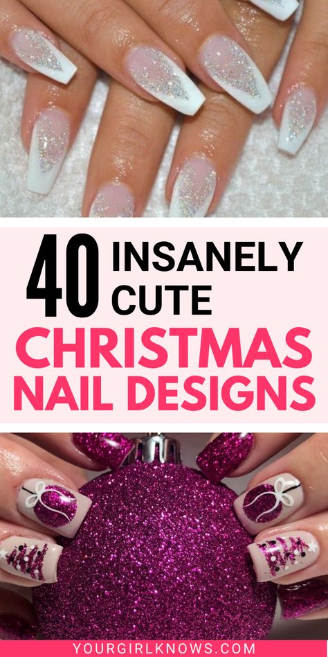 Ideas For Nails Winter, Winter Nails Designs Acrylics, Coffin Gel Nails Ideas Winter, Christmas Nails For Florida, Xmas Sns Nails, Gel X Nail Christmas Designs, Gel Manicure Christmas Ideas, Christmas Gel Nails Designs 2023, Gel Nails Christmas Ideas