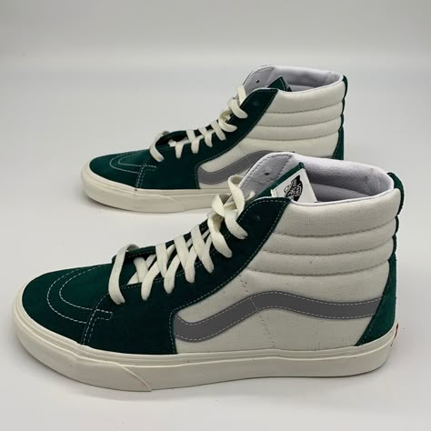 Brand New With Original Box No Lid Vans Shoes Aesthetic, Vans Outfit Summer, Vans Shoes Fashion, White High Top Vans, Vans Skateboard, Vans Skate Shoes, Vans Suede, Tan Sneakers, Black High Top Sneakers