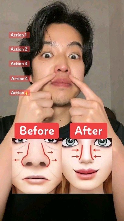 Instagram Modified Exercises, Face Wrinkles Remedies, Face Lift Exercises, Full Body Massage Techniques, Face Massage Anti Aging, Facial Exercise, Massage Routine, Facial Routine Skincare, Tighten Facial Skin