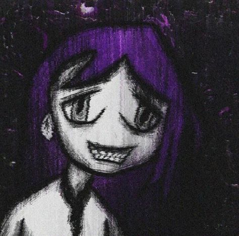 Creepy Pictures, Purple Girls, Goth Art, Still Love You, Funky Art, Album Art, Purple And Black, Music Artists, Profile Picture