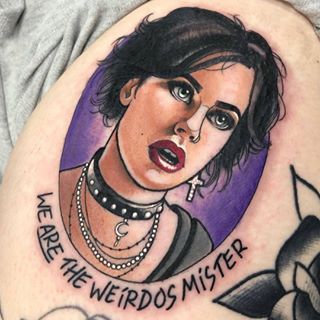 We Are The Weirdos Mister by @ashleyluka at @brasshearttattoo in Birmingham, United Kingdom. #wearetheweirdosmister #thecraft #ashleyluka #brasshearttattoo #birmingham #unitedkingdom The Craft Movie Tattoo Ideas, Movie Couple Tattoos, The Craft Tattoo, We Are The Weirdos Mister, The Craft Movie, Movie Tattoo, Movie Tattoos, Flash Tattoo Designs, Awesome Tattoos