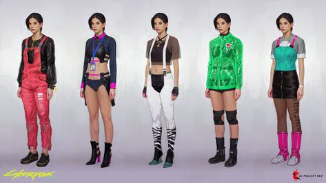 ArtStation - Cyberpunk 2077 - Crowd, Waldek Kamiński Cyberpunk Outfit Design, Cyberpunk 2077 Art, Cyberpunk 2077 Concept Art, Cyberpunk Female, Armor Clothing, Cyberpunk Clothes, Clothing Art, Cyberpunk Aesthetic, Cyberpunk Fashion