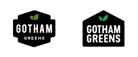 Brand New: New Logo and Packaging for Gotham Greens Gotham Greens, Gomez Palacio, Logo Evolution, Typography Branding, Green Brands, New Uses, New Names, New Logo, Identity Logo