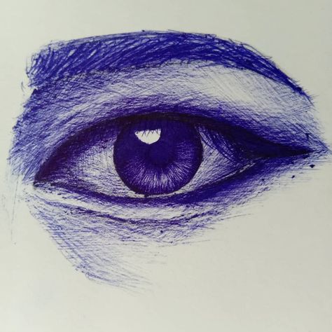 Easy Portrait, Easy Portrait Drawing, Beginner Sketches, Ballpoint Pen Art, Pen Art Work, Ballpoint Pen Drawing, Pen Art Drawings, Pen Sketch, Irises