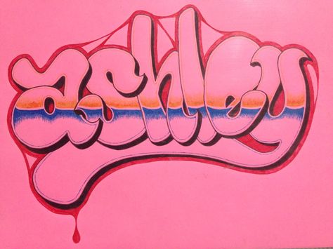 Ashley #Graffiti #Art Ashley Graffiti Lettering, Ashley Name Drawing, Ashley In Graffiti, Ashley Name, Ash Art, Name Design Art, Backpack Drawing, Name Drawings, Artful Ashes