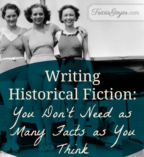 Writing Historical Fiction, You Don't Need as Many Facts as You Think Historical Fiction Writing, Words Writing, Writing Genres, A Writer's Life, Writer Inspiration, Writers Write, Historical Novels, Book Writing Tips, Writing Resources