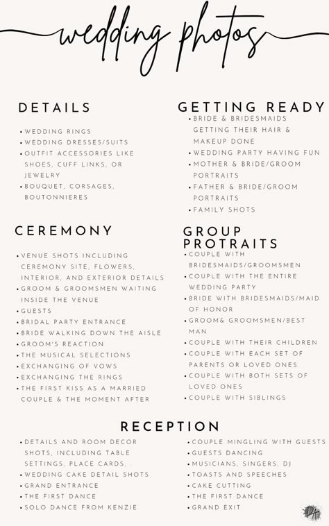 Bridal Party Ceremony Line Up, Wedding Details For Bridal Party, Bridal Party Names, Day After Wedding Party, Wedding Photo Ideas Small Bridal Party, Wedding With No Bridal Party, Wedding Without Bridal Party, No Bridal Party Wedding, Small Bridal Party Photos