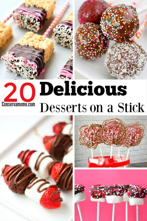 This round up of 20 delicious Desserts on a Stick is so fantastic you won't know which one to make first. Whichever one you choose, you'll pick a winner!