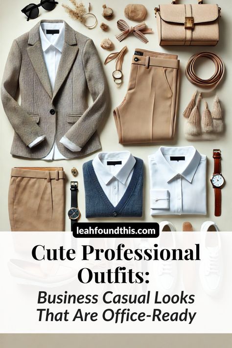 Struggling with what to wear to work? These stylish work outfits offer the perfect blend of fashion and professionalism, making business casual effortless. Cute Professional Outfits Business, Business Casual Looks, Cute Professional Outfits, What To Wear To Work, Make Business, Professional Wardrobe, Stylish Work Outfits, Professional Outfits, Business Casual Outfits