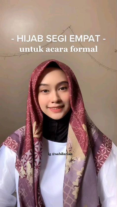 Tutorial Hijab Pesta, Simple Hijab Tutorial, Simple Hijab, Hijab Style Tutorial, Pashmina Hijab Tutorial, Muslim Fashion Hijab Outfits, Muslim Bride, Muslim Fashion Hijab, Women's Portrait Photography