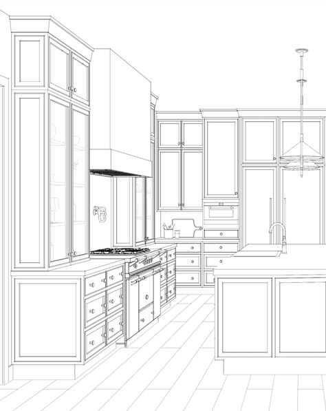 Kitchen Cabinets Design Layout, Tami Faulkner, Best Kitchen Layout, Kitchen Layouts With Island, Kitchen Floor Plan, Kitchen Design Styles, Kitchen Cabinet Layout, Custom Floor Plans, Kitchen Layout Plans