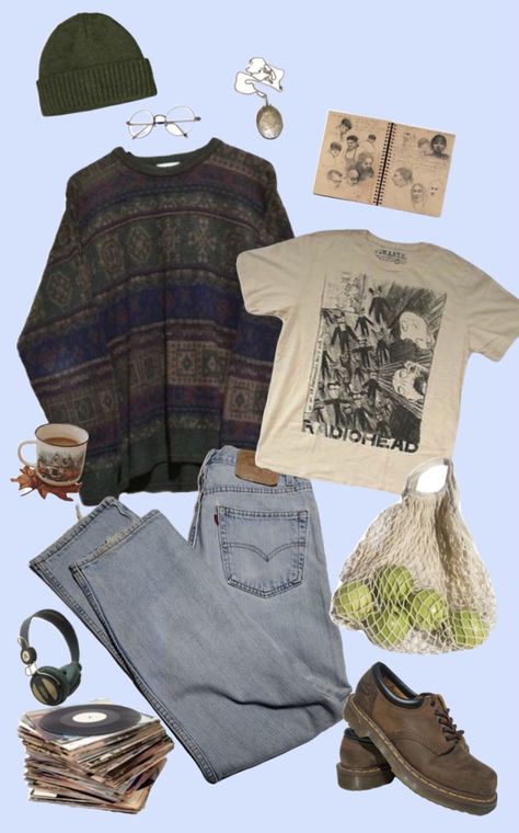 Cottage Core Indie Outfits, Cottage Clothing Style, Cottagecore Indie Outfit, Hoziercore Outfits, Indie Cottagecore Outfits, Dream Core Clothes, Indie Clothing Aesthetic, Cottage Grunge Outfits, Indie Core Outfits