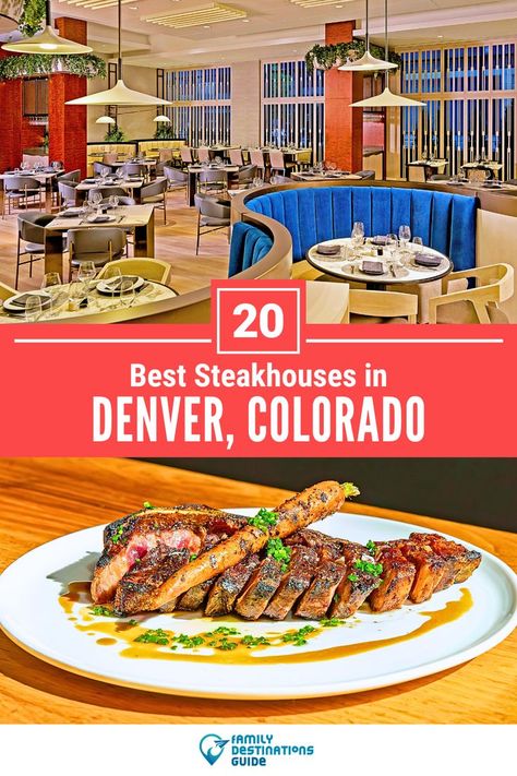 20 Best Steakhouses in Denver, CO Colorado Restaurants, Denver Restaurants, Romantic Restaurants, Birth Colors, Unique Cafe, Best Italian Restaurants, Golden Colorado, Dinner Restaurants, Romantic Restaurant