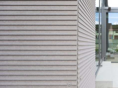 Fiber cement Panel for facade / Ventilated facade EQUITONE [linea] Equitone Collection By ETEX ITALIA Equitone Linea, Fiber Cement Facade, Equitone Facade, Lake Bar, Ventilated Facade, Facade Ideas, Modern Wall Paneling, Cement Panels, Cladding Design