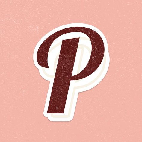 Letter P font printable a to z lettering alphabet psd | free image by rawpixel.com / jingpixar Letter P Font, 70s Lettering, P Font, 70s Font, Letter P, A To Z, Lettering Alphabet, Alphabet