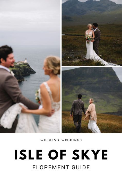 If you’re planning a quiet getaway for your 2025 nuptials, why not consider an Isle of Skye elopement? Skye Elopement, Scotland Elopement, Wedding Isles, Fairy Pools, Scotland Wedding, Elopement Planning, Picnic Wedding, Seaside Cottage, Elopement Ceremony