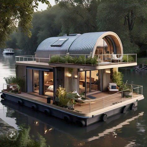 Houseboat on the river. #houseboat #river #wallpaper #WhatsApp #freepik #inteligenciaartificial Boat Homes, Small Houseboats, Houseboat Ideas, River Wallpaper, Boat House Interior, Wallpaper Whatsapp, Houseboat Living, House Floor Design, Boat Interior