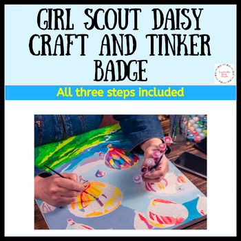 Girl Scout Daisy Craft and Tinker Badge Scout Camping Activities, Selling Girl Scout Cookies, Girl Scout Daisy Activities, Daisy Troop, Scout Mom, Girl Scout Badges, Girl Scout Daisy, Girl Scout Activities, Girl Scout Camping