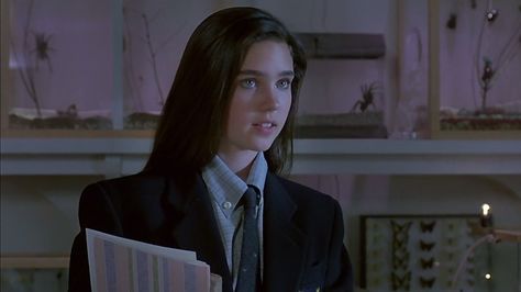 Jennifer Connelly - Phenomena (1985) Preppy Girl, Prep School, Jennifer Connelly, Boarding School, Amber Heard, Private School, 인물 사진, Film Stills, Aesthetic Vintage