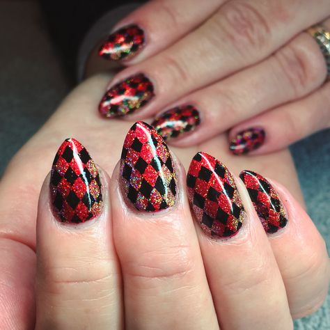 Harlequin Nails, Nail Art Designs For Beginners, Nail 2023, Easy Nail Art Designs, Art Designs Ideas, Inspired Nails, Best Nail Art, Design Nail, Nail Polish Designs