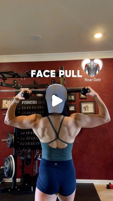 Face Pull Exercise, Cable Face Pulls, Face Pulls, Rear Delt, Cable Machine, Daily Exercise, Gym Tips, Level 5, Face Down