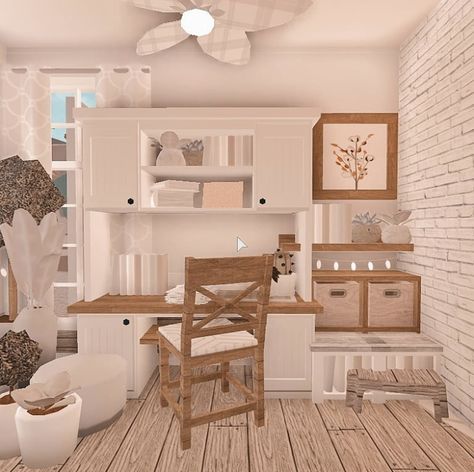 Bloxburg Room Ideas Office, Blox Burg Office Ideas, Blockburg Office Ideas, Cute Bloxburg Office Ideas, Office Room Ideas Bloxburg, Bloxburg House Ideas Office, Blocksburg Office Ideas, Bloxburg Office Ideas Aesthetic, Office Ideas Bloxburg