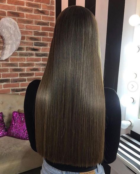 One Length Hair, Long Shiny Hair, Textured Curly Hair, Long Hair Play, Long Silky Hair, Brunette Hair With Highlights, Lustrous Hair, Hair Streaks, Long Dark Hair