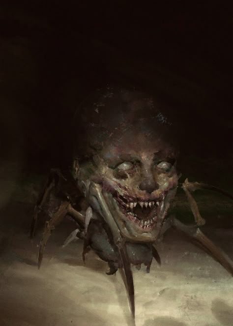 Horror Creatures, Horror Inspiration, Arte Zombie, Nightmare Fuel, Creepy Monster, Dnd Npc, Monster Ideas, Horror Monsters, Scary Monsters