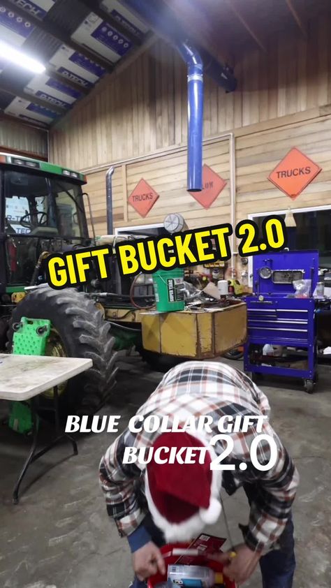 Back by popular demand…the blue collar gift bucket 2.0 #countryboy #bluecollar #simplelife Blue Collar Men Gift Basket, Blue Collar Gift Ideas, Gifts For Blue Collar Men, Blue Collar Men, Bucket Gifts, Men Gift Basket, Christmas Tradition, Country Boys, Christmas 2024