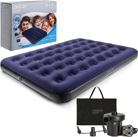 https://amzn.to/3Ocdfge Blow Up Mattress, Inflatable Bed, Camping Mattress, Hiking Essentials, Inflatable Mattress, Air Bed, Air Mattress, Family Trips, Guest Bed