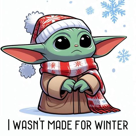 Yoda Artwork, Star Wars Christmas Decorations, Ashoka Star Wars, Cute Yoda, Yoda Drawing, Easy Christmas Drawings, Christmas Window Painting, Yoda Wallpaper, Beauty And The Beast Movie