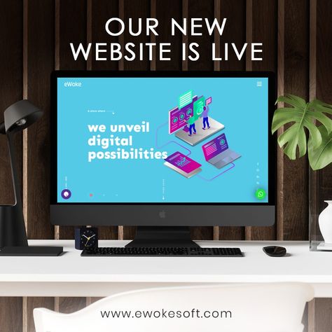 We are pleased to announce that our new website is now Live..!  After several months of hard work and dedication, we are thrilled to officially announce it.  We invite you to visit us at www.ewokesoft.com  #eWoke #NewWebsiteisLive #VisitUs #1WebDevelopmentCompanyIndia Website Is Live Announcement, Hard Work And Dedication, New Website, Hard Work, Poster Design, Latest News, Paradise, Quick Saves