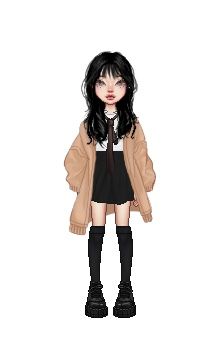 Ditto Outfit, Hanni Ditto, Artbreeder Girl, Animated Fashion, Bratz Inspired Outfits, Inspired Outfits, Random Stuff, Hair Inspiration, Outfit Inspirations