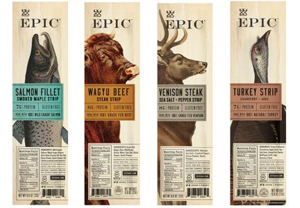 Epic Provisions debuts jerky and snack sticks Best Beef Jerky, Pet Food Packaging, Venison Steak, Snack Sticks, Premium Meat, Meat Snacks, San Paolo, Pepper Steak, Wagyu Beef