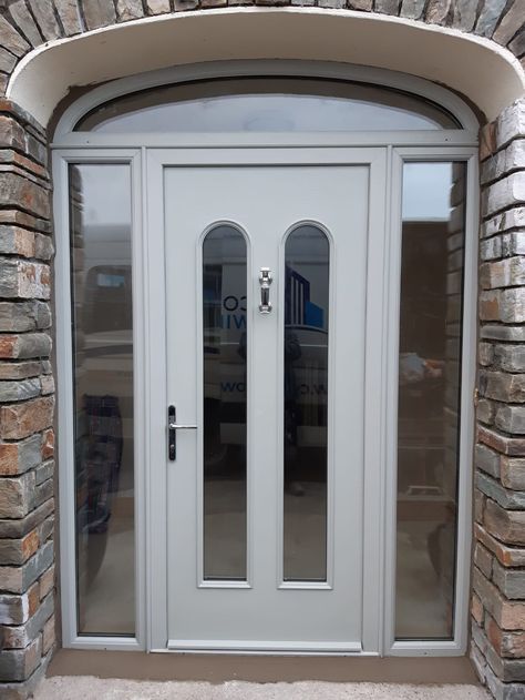 The Palladio Composite Door is the best door on the market today. The strength, durability and beauty of the door are unmatched. Visit Costello Windows to see more. Upvc Porches, Palladio Doors, Stairs And Hallway Ideas, Front Doors Uk, Upvc Front Door, House Finishes, Composite Doors, Best Front Doors, Contemporary Front Doors