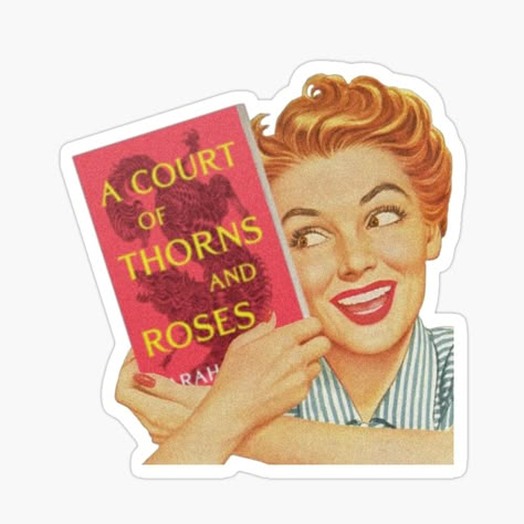 Acotar Stickers Printable, Sarah J Maas Stickers, Acotar Stickers, Reading Books Illustration, Bookish Stickers, Kindle Stickers, Sticker Design Inspiration, Vinyl Stickers Laptop, Court Of Thorns And Roses