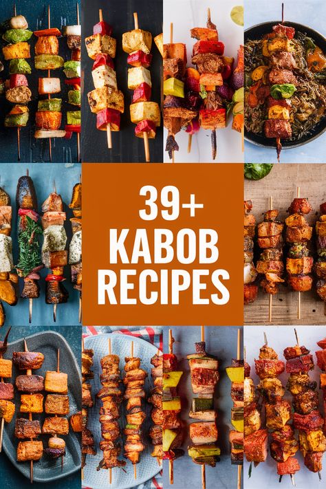 Skweres Ideas Grill, Lamb Souvlaki Recipe, Marinated Beef Kabobs, Easy Kabobs, Kabobs On The Grill, Bbq Pork Tenderloin, Veggie Kebabs, Lamb Kabobs, Souvlaki Recipe