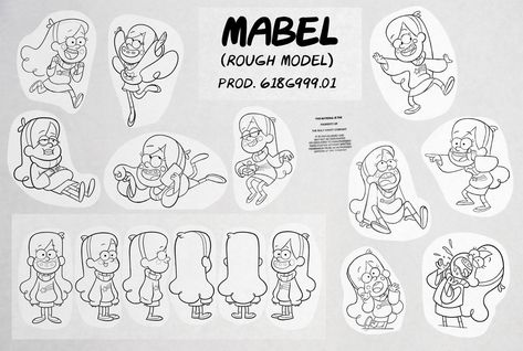 Mabel Pines - Disney Wiki Dipper E Mabel, Dipper Y Mabel, Gravity Falls Characters, Expression Sheet, Character Turnaround, Dipper And Mabel, Mabel Pines, Character Model Sheet, Dipper Pines