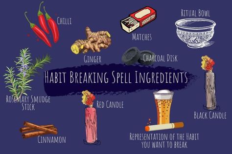 Destroy Your Bad Habits With My #1 Habit Breaking Spell Health Spell, Quit Bad Habits, Break A Habit, Banishing Spell, Jar Spells, Healing Magic, Healing Spells, Spell Jar, Wiccan Spell Book