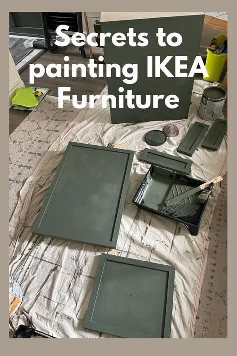 How To Paint Ikea Furniture Laminate, Upscale Ikea Furniture, How To Make Ikea Look Expensive, Can You Paint Ikea Furniture, How To Paint Ikea Dresser, How To Paint Ikea Kallax Furniture, Best Primer For Laminate Furniture, Ikea Furniture Painting, Repaint Ikea Furniture