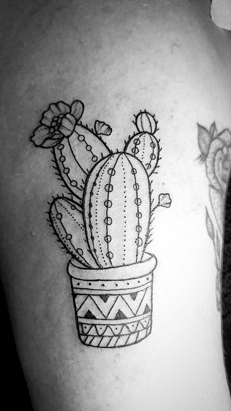 Cactus Tattoos, Succulent Tattoo, Cactus Tattoo, Buddha Tattoos, Small Tattoos Simple, Sweet Tattoos, Line Art Tattoos, Henna Tattoos, Spine Tattoos