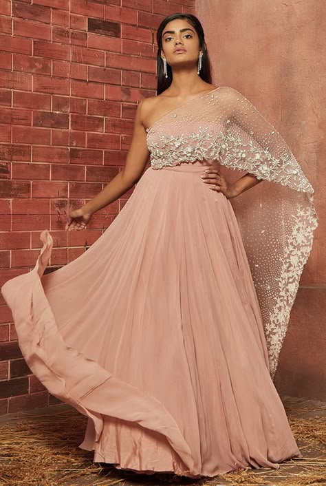 Where Can You Buy A Cocktail Gown From For Your Intimate Wedding Under 50K? Tube Gown, Western Gown, Cocktail Outfit, Indo Western Dress, Ghagra Choli, Indian Gowns, Cocktail Gowns, Embellished Gown, Designer Party Wear Dresses