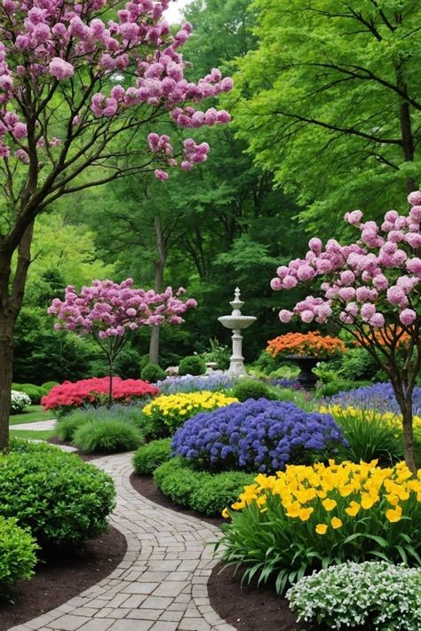 Spring Scenes, Landscape Architecture Park, Stunning Gardens, Yonkers New York, Flower Park, Garden Botanical, Large Backyard Landscaping, Backyard Garden Landscape, Backyard Flowers