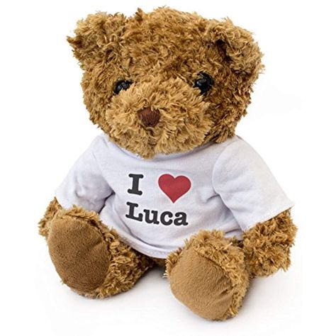 NEW - I LOVE LUCA - Teddy Bear - Cute Soft Cuddly - Gift Present Birthday Xmas Valentine *** You can find out more details at the link of the image. (This is an affiliate link) #stuffedanimalsteddybears Happy Birthday Teddy Bear, Soft Gift, Teddy Bear Gifts, Cuddly Teddy Bear, Cute And Cuddly, Present Birthday, Teddy Bear Toys, Brown Teddy Bear, Teddy Bear Stuffed Animal