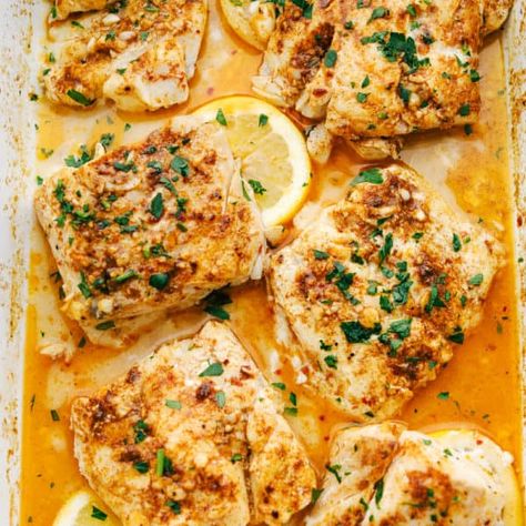 Cod Fish Recipes Baked, Baked Cod Recipes, Cod Fish Recipes, Fish Recipes Baked, Homemade Cajun Seasoning, Couple Cooking, Frosé, Healthiest Seafood, Cod Recipes