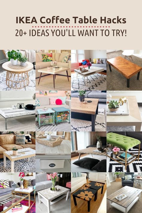 Improvised Coffee Table, Pvc Coffee Table Diy, Cheap Coffee Table Ideas, Puzzle Coffee Table Diy, Cool Coffee Table Ideas, Borgeby Coffee Table Hack, Outdoor Coffee Table With Storage, Alternative Coffee Table Ideas, Coffee Table Storage Ideas