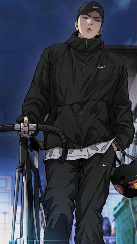 Black Windbreaker Outfit Men, Smart Student, Jay Jo, Windbreaker Outfit, Windbreaker Fashion, Bike Aesthetic, Epic Battle, Black Windbreaker, Cute Emoji Wallpaper