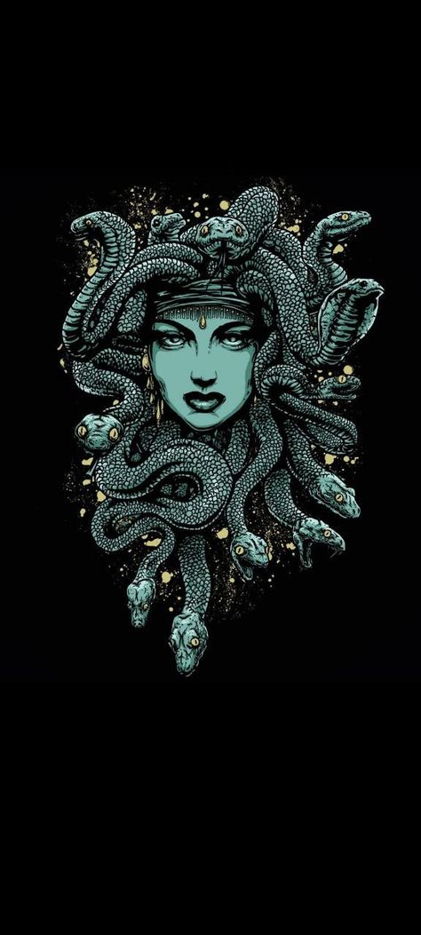 Medusa Wallpaper Iphone, Medusa Wallpaper, Medusa Art, Wallpaper Themes, Greek Myth, Cartoon Bee, Cartoon Girls, Whatsapp Wallpaper, Greek Myths